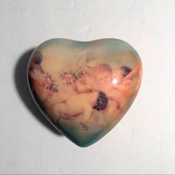 Jewelry - Vintage Angel Heart Box